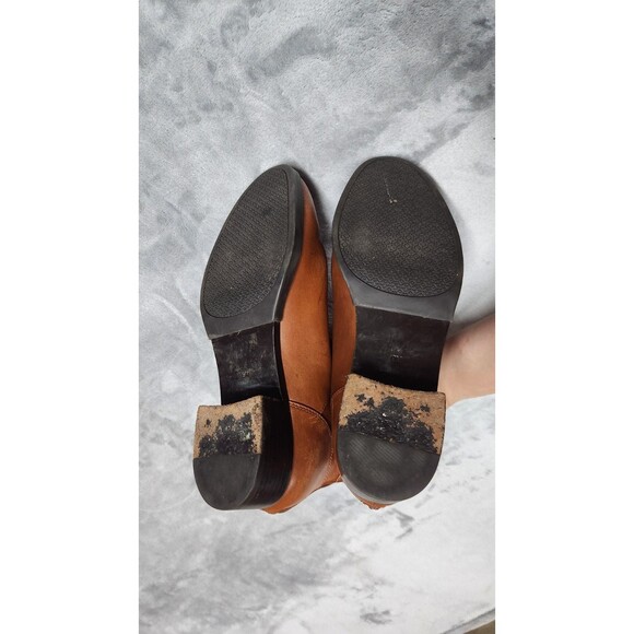 Tory Burch Women's Size 9M Penny Brown Sidney Ankle Boot Booties - Picture 8 of 11